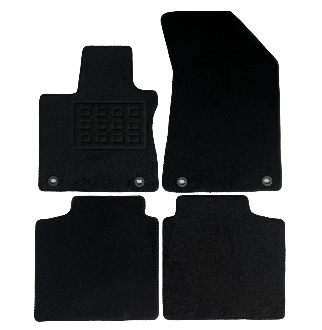 Set covorase auto mocheta Mg Hs 2 Phev 2025-&gt;, Negru, 4 buc.