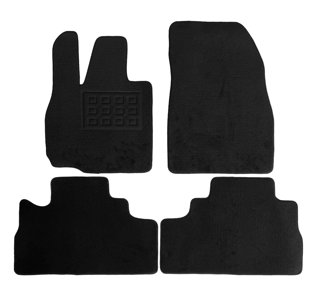 Set covorase auto mocheta Omoda 9 Phev 2025-&gt;, Negru, 4 buc.