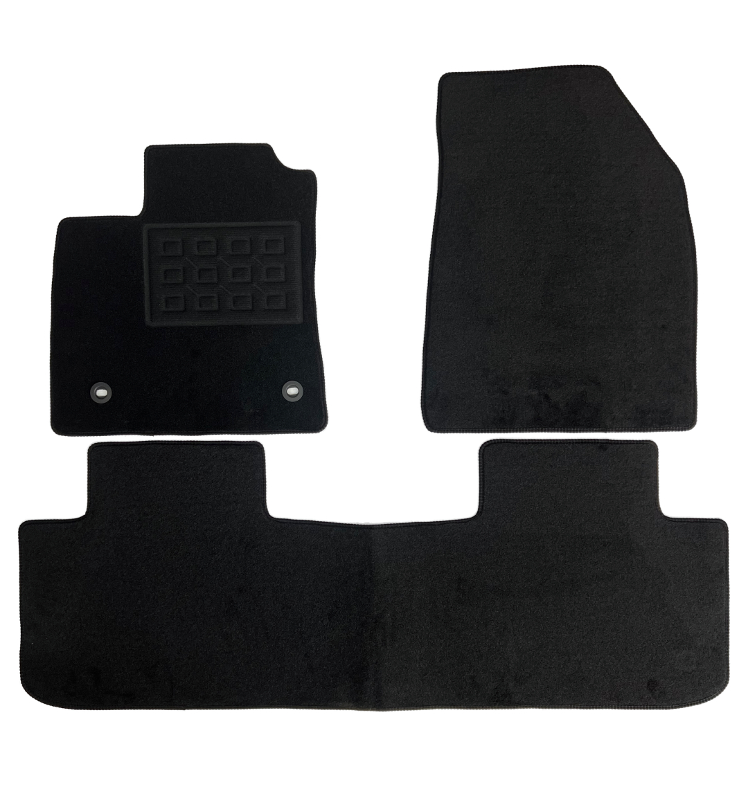 Set covorase auto mocheta Mg S5 Ev 2025-&gt;, Negru, 3 buc.