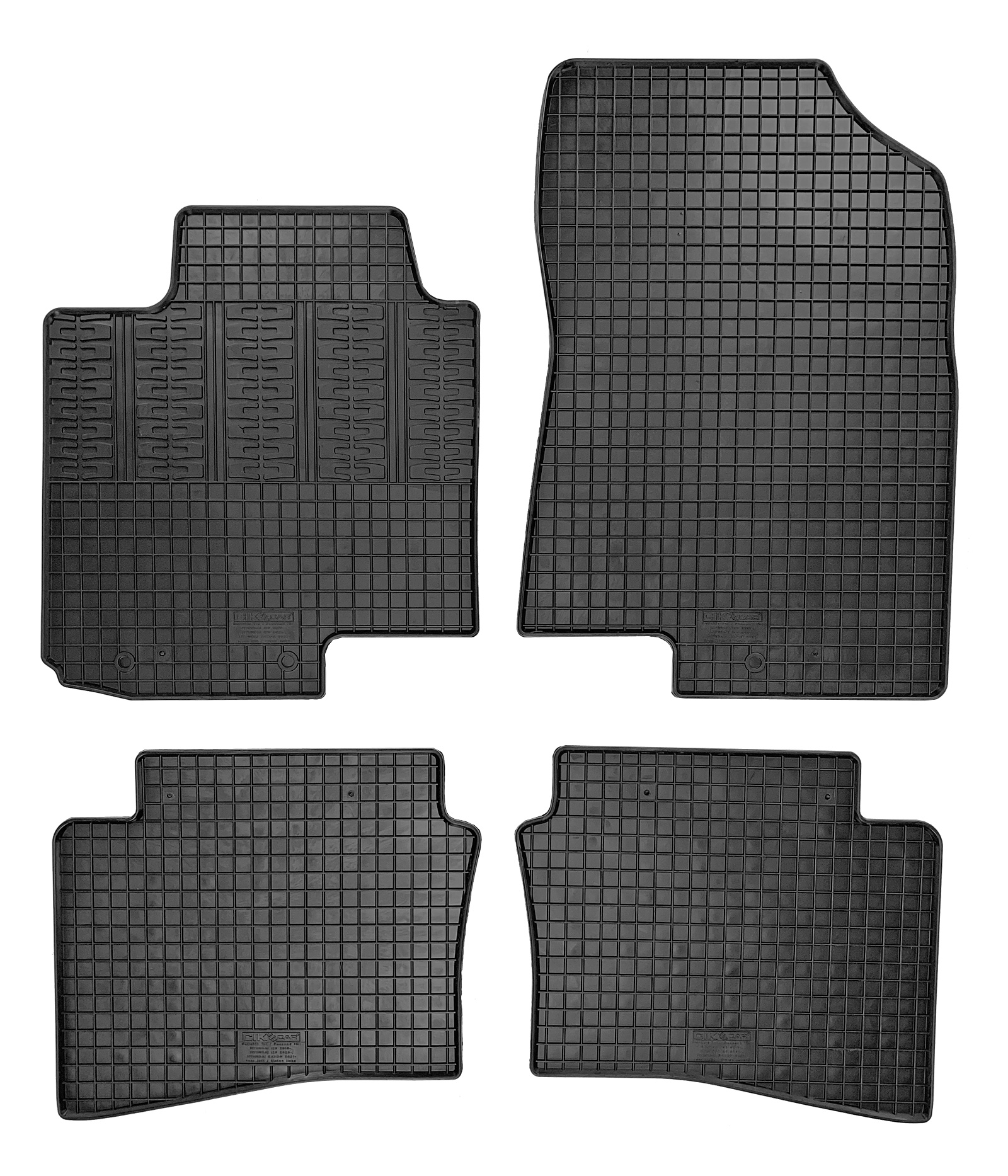 Set covorase auto cauciuc Hyundai i20 2015-, HYUNDAI i20 2020- BAYON 2021->