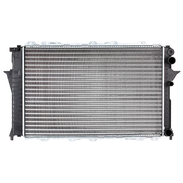Radiator Audi 100 90-94, A6 94-97, motor: 1.6, 2.0, 2.2 T, 2.3, 2.4 D, 2.5 TDI, 630x410x26, SRLine, Aluminiu/ Plastic brazat, 4A0121251; 4A0121251A