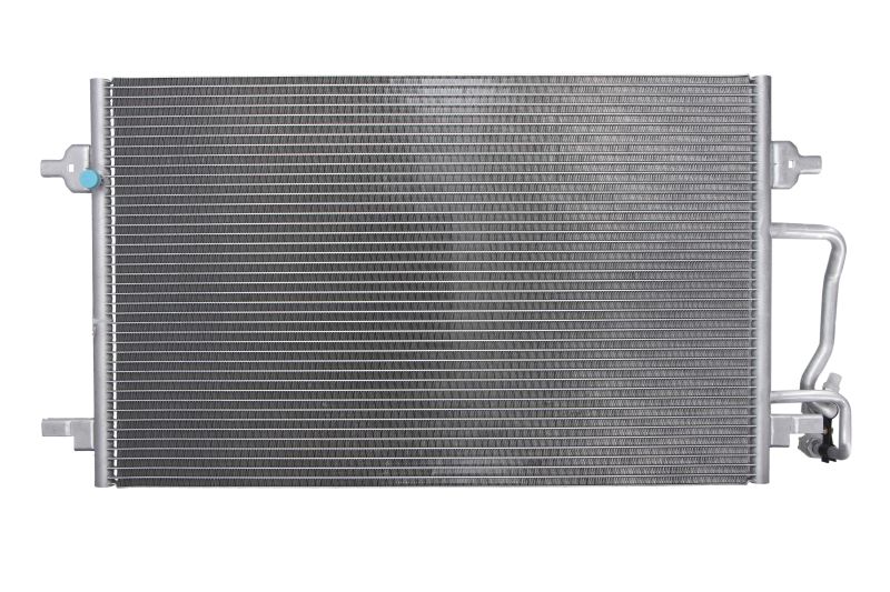 Condensator climatizare AC Audi A8 94-03, motor: 2.5 TDI, 2.8 V6, 3.3 TDI, 3.7 V8, 4.2 V8, Condenser fara uscator , 705(650)x420x18, miez si rezervor din aluminiu brazat, 4D0260401A; 4D0260401B