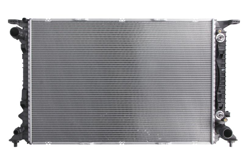 Radiator Audi A4 08-16, A5 07-, Q5 08-17, motor: 2.7 TDI, 3.0 TDI, 3.0 V6k TFSI, 3.2 V6, intrare/iesire conectare rapida, 721x474x36, OEM/OES (Mahle), Aluminiu/ Plastic brazat, 8K0 121 251 AA; 8K0 121 251 Q