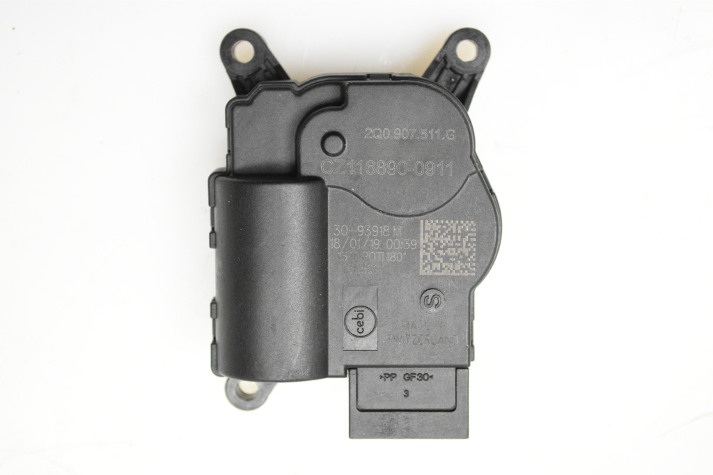 Actuator ventil comutare clapete ventilatie Audi A3 12-, Q2 16-, Q3 (F3) 18-, Tt 14-; Seat Ateca 16-, Leon 13-, Tarraco 18-; Skoda Karoq 17-, Kodiaq 16-, Octavia 13-, Superb 15-; Vw Golf 7 12-, Tiguan 16-, Touran 15-, T-Roc 17-,OE, 2Q0907511G; 5Q0907511K