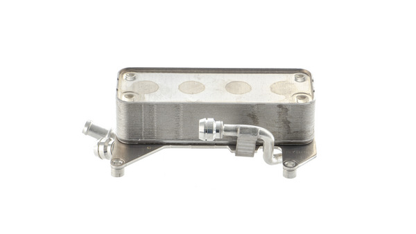 Radiator racire ulei motor, termoflot Audi A8 10-, motor: 2.0 TFSI Hybrid, 210x80x50, OEM/OES (Mahle), Aluminiu, 4H0317021S