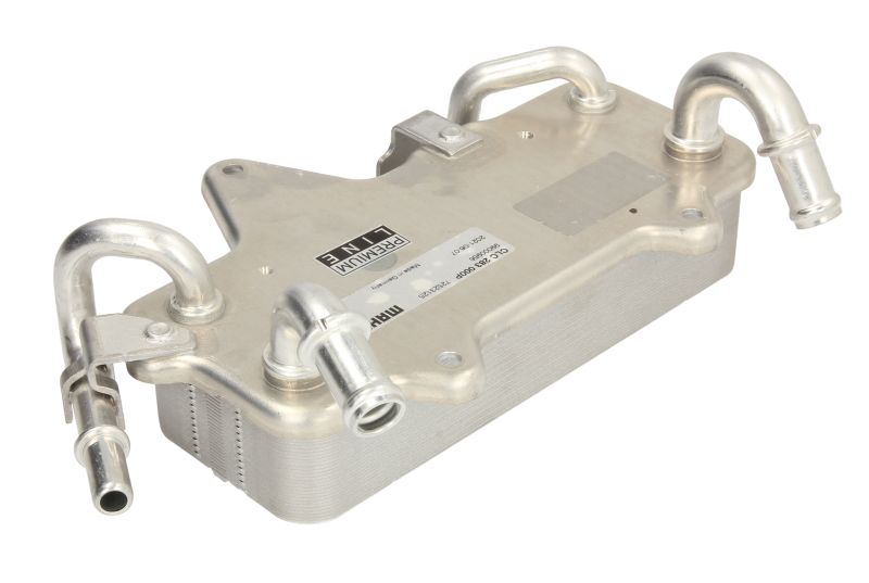 Radiator racire ulei motor, termoflot Audi Q7 15-, motor: 3.0 TDI e-tron, 3.0 V6 T, PHEV, 210x80x40, OEM/OES (Mahle), Aluminiu, 4M0317021J