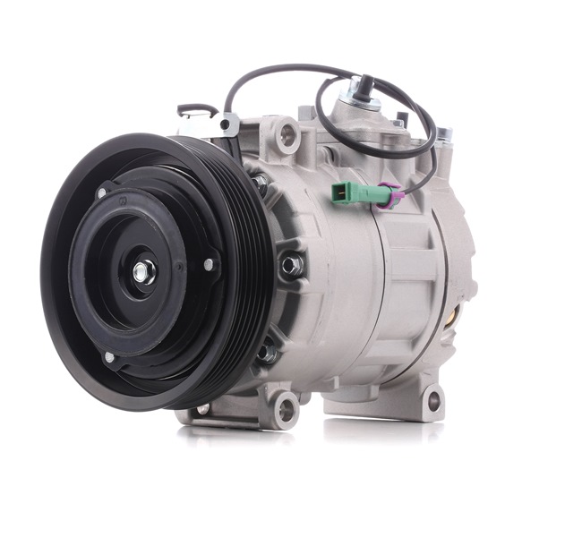 Compresor AC nou Alfa Romeo 145/146 94-99, 145/146 99-01, 156 97-06, 166 98-08; Fiat Brava/Bravo 95-/Marea 96-02; Lancia Kappa 94-01, Lybra 99-05, Thesis 02-09, motor: 1.4 TS, 1.8 TS, 1.9 JTD, 1.9 TD, 2.0 TS, tip Denso: 7SBU16C