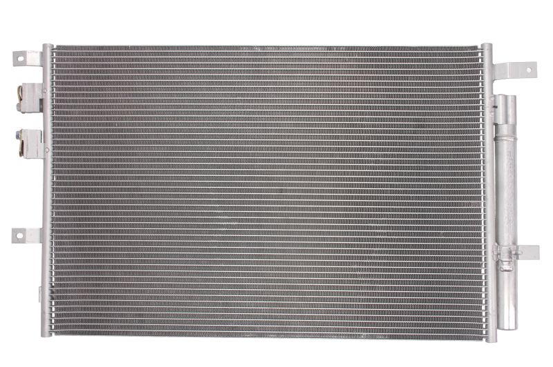 Condensator climatizare AC Alfa Romeo 159 05-12, Brera 05-10, Spider 06-10, motor: 1.8, 1.8 TBi, 1.9 JTDm, 1.9 JTS, 2.0 JTDm, 2.2 JTS, 2.4 JTDm, 3.2 V6, Condensator cu uscator integrat , 645(600)x430(420)x12, brazat, 50507287; 60694767