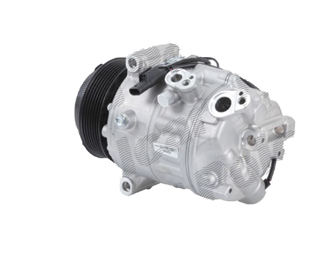 Compresor AC nou BMW Seria 5 G30 17-23, 7 G11 15-, 8 (G15) 18-, X5 (G05) 18-, X6 (G06) 19-, X7 (G07) 19-, motor: 4.4 V8 T, tip Sanden: PXC16, Diam. fulie (mm) 110, 64526822848; 64529380568