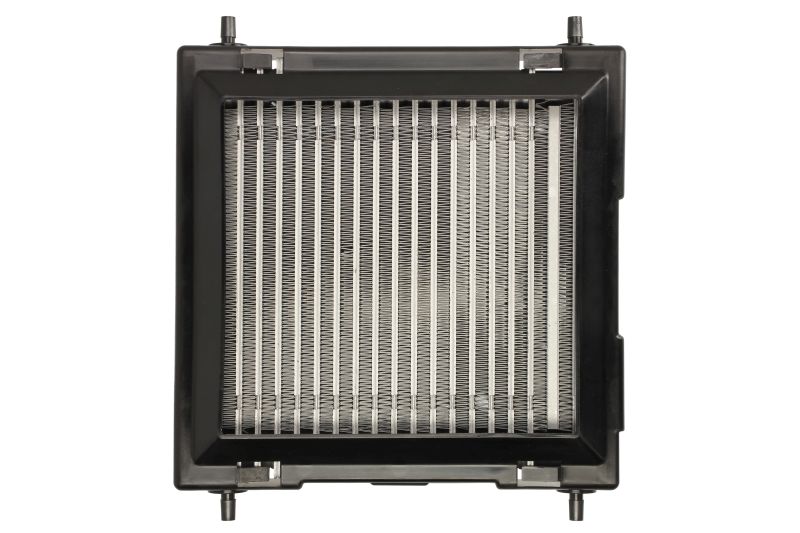 Radiator racire ulei motor, termoflot BMW Seria 7 G11 15-, motor: 6.6 V12 T, partea stanga; cu rama plastic, 240x240x40, OEM/OES (Mahle), miez si rezervor din aluminiu brazat, 17218676411