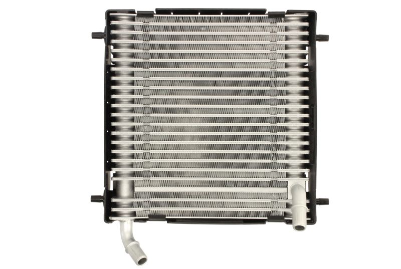 Radiator racire ulei motor, termoflot BMW Seria 7 G11 15-, motor: 6.6 V12 T, partea dreapta; cu rama plastic, 240x240x40, OEM/OES (Mahle), miez si rezervor din aluminiu brazat, 17218619623