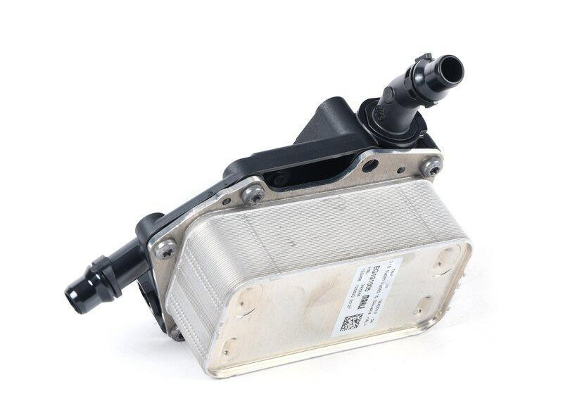 Radiator racire ulei motor, termoflot Bmw 2 Active/Gran Tourer (F45/46) 14-, X1 F48 15-, X2 F39 18-; Mini Clubman 14-, Countryman 17-, Mini 14-, motor: 2.0 T, 140x70x50, OEM/OES (Mahle), Aluminiu, 17217640013