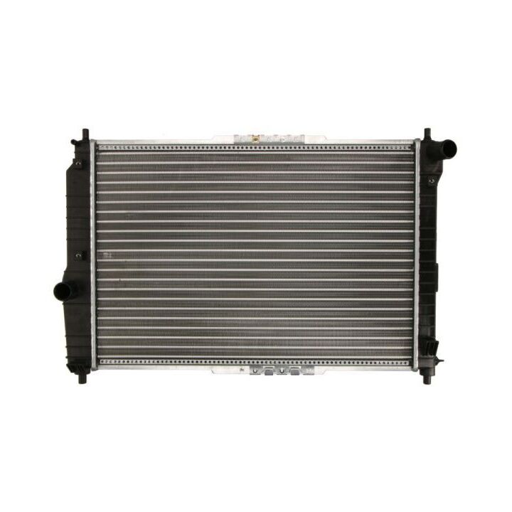 Radiator Chevrolet Aveo/Kalos 03-06, Kalos 03-, motor: 1.4, 1.6, 600x415x16, OEM/OES (Hanon), Aluminiu/ Plastic brazat, 96444386; 96536525