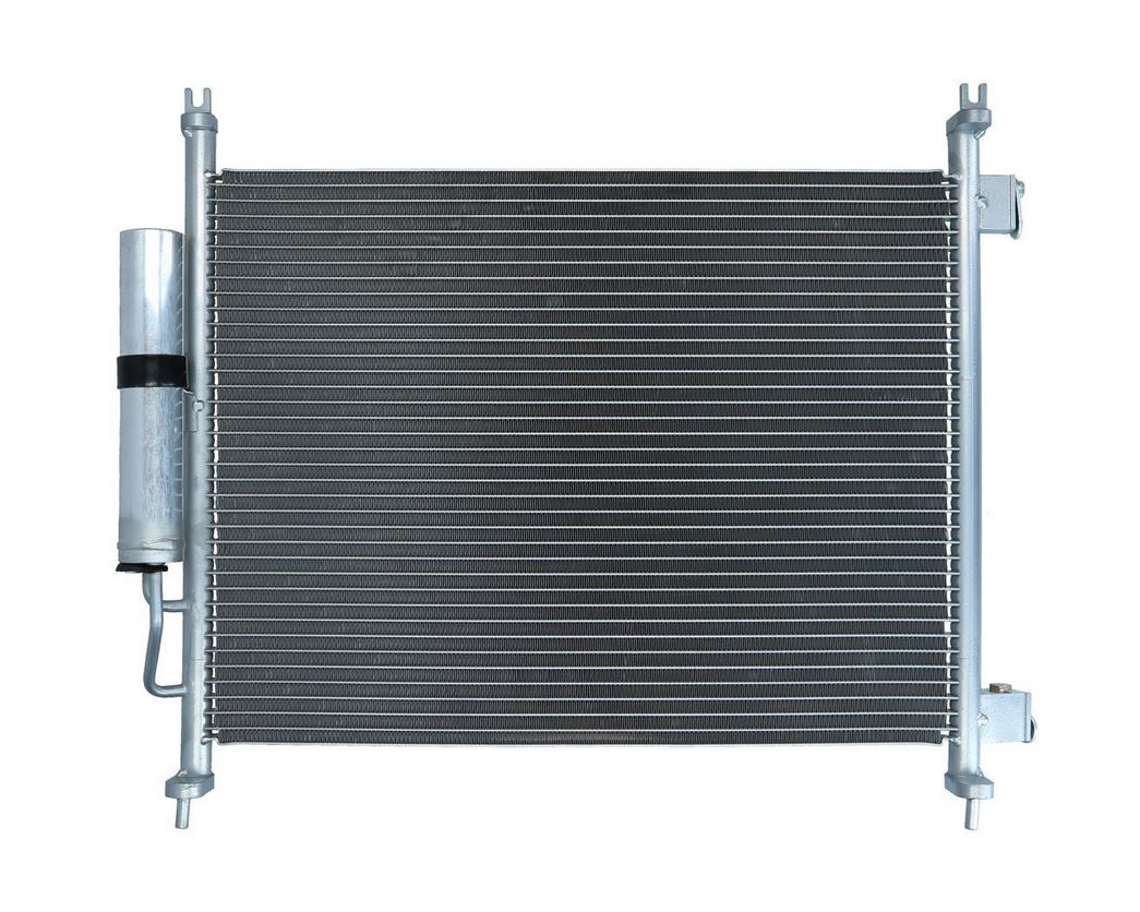 Condensator climatizare AC Nissan Micra 10-17, motor: 1.2, Condenser fara uscator , 515(475)x380x16, miez si rezervor din aluminiu brazat, 921101HC0A