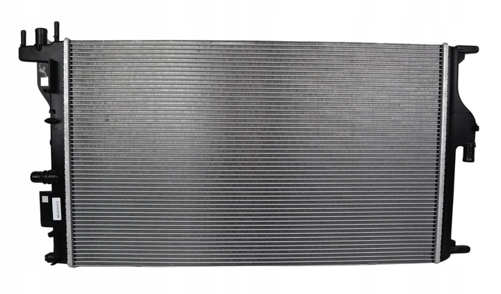 Radiator Dacia Duster 17-, motor: 1.5 dci, radiator auxiliar; iesire - conector rapid stanga, 650x395x16, OE, Aluminiu/ Plastic brazat, 214107273R