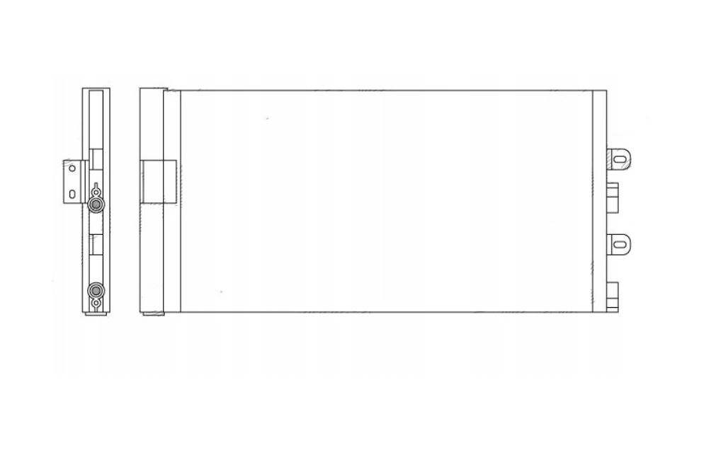 Condensator climatizare AC Fiat Punto 03-, motor: 1.2, cu filtru uscator integrat, 615(565)x310x15, miez si rezervor din aluminiu brazat, 51712975; 51763472