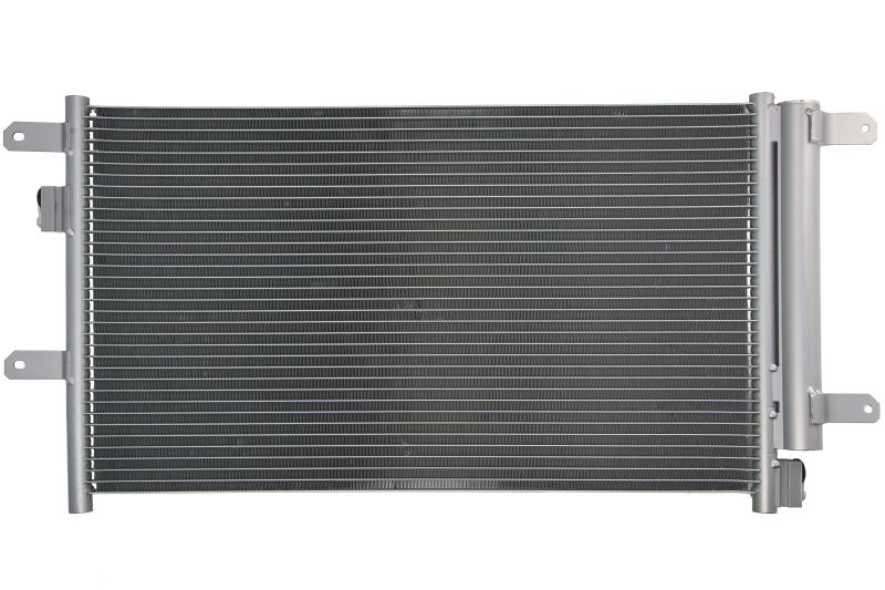 Condensator climatizare AC Iveco Daily 02-06, Daily 06-14, motor: 2.3 TD, 2.8 TD, 3.0 TD, Condensator cu uscator integrat , 605(565)x340x16, miez si rezervor din aluminiu brazat, 504084147; 504256333