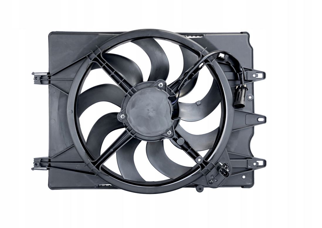 Ventilator radiator Fiat 500l 12-, motor: 1.4, 1.4 Multiair Turbo, cu pre-resistor , 410 mm; 2 pini, 51887899