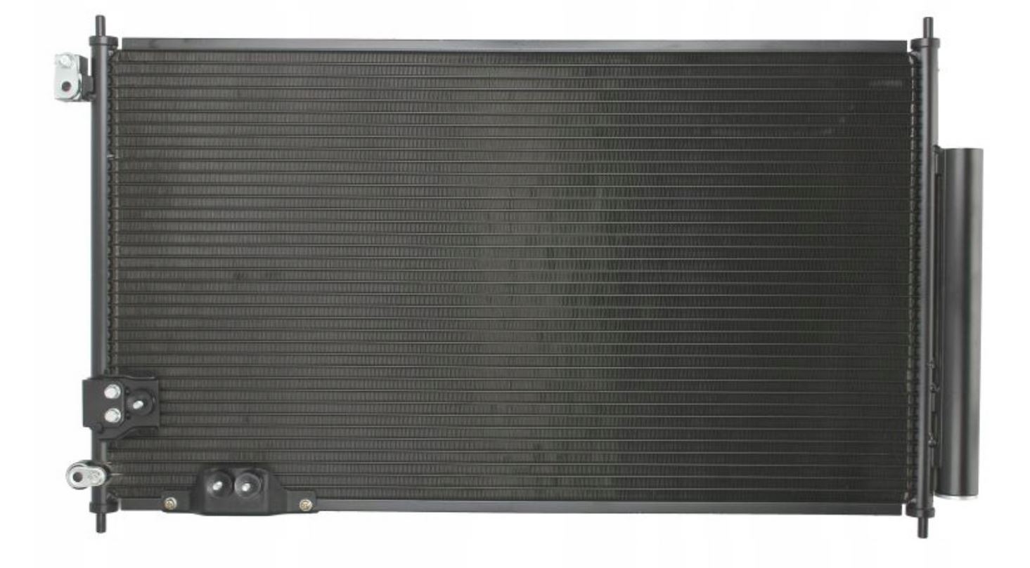 Condensator climatizare AC Honda Accord 02-08, motor: 2.2 iCTDI, Condensator cu uscator integrat , 690(640)x375(355)x16, miez si rezervor din aluminiu brazat, 80101SEFE11; 80110SEFE11