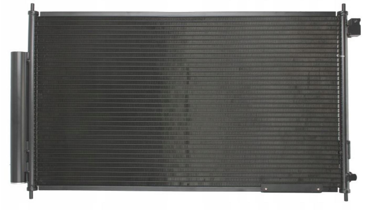 Condensator climatizare AC Honda Accord 02-08, motor: 2.2 iCTDI, Condensator cu uscator integrat , 690(640)x375(355)x16, miez si rezervor din aluminiu brazat, 80101SEFE11; 80110SEFE11