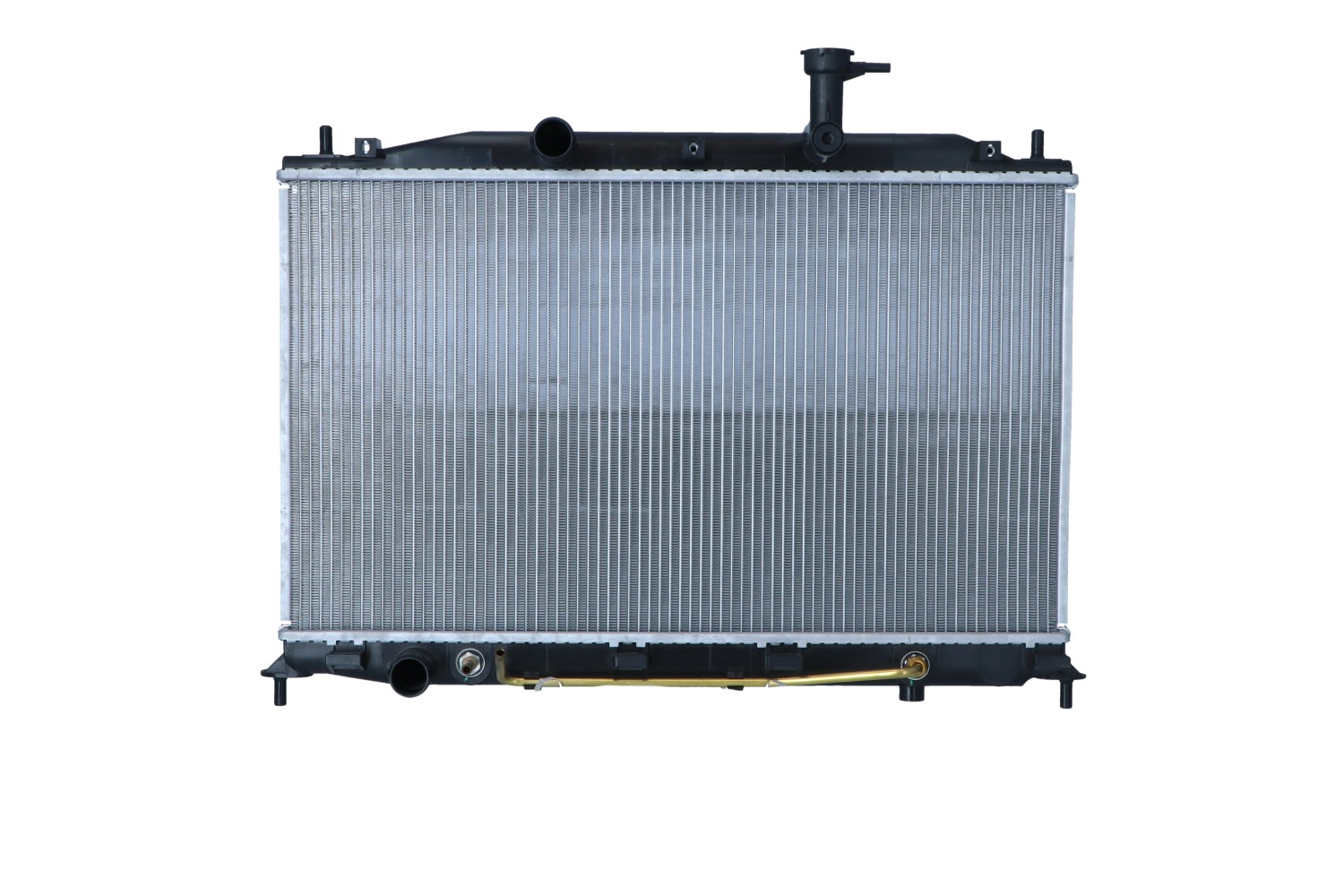 Radiator Hyundai Accent 06-10, motor: 1.4, 1.6, 650x370x16, OEM/OES (Hanon), Aluminiu/ Plastic brazat, 253101E101; 253101E150