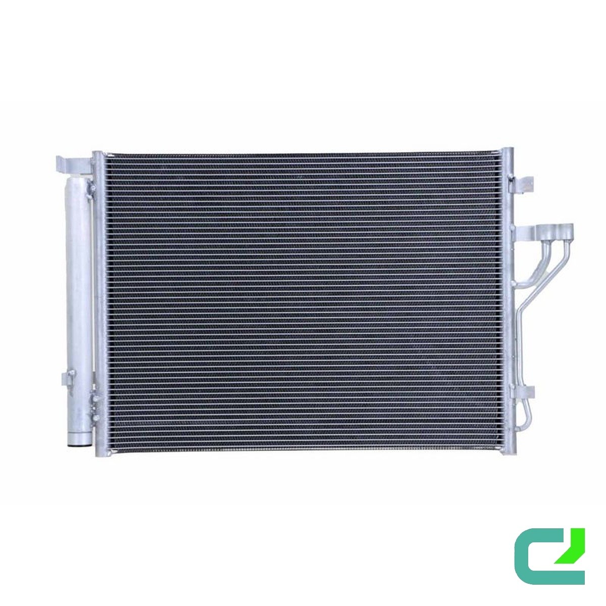 Condensator climatizare AC Hyundai Ix35 10-; Kia Sportage 10-15, motor: 1.7 CRDI, 2.0 CRDI, Condensator cu uscator integrat , 535(490)x380x16, miez si rezervor din aluminiu brazat, 97606-2Y000; 97606-2Y001