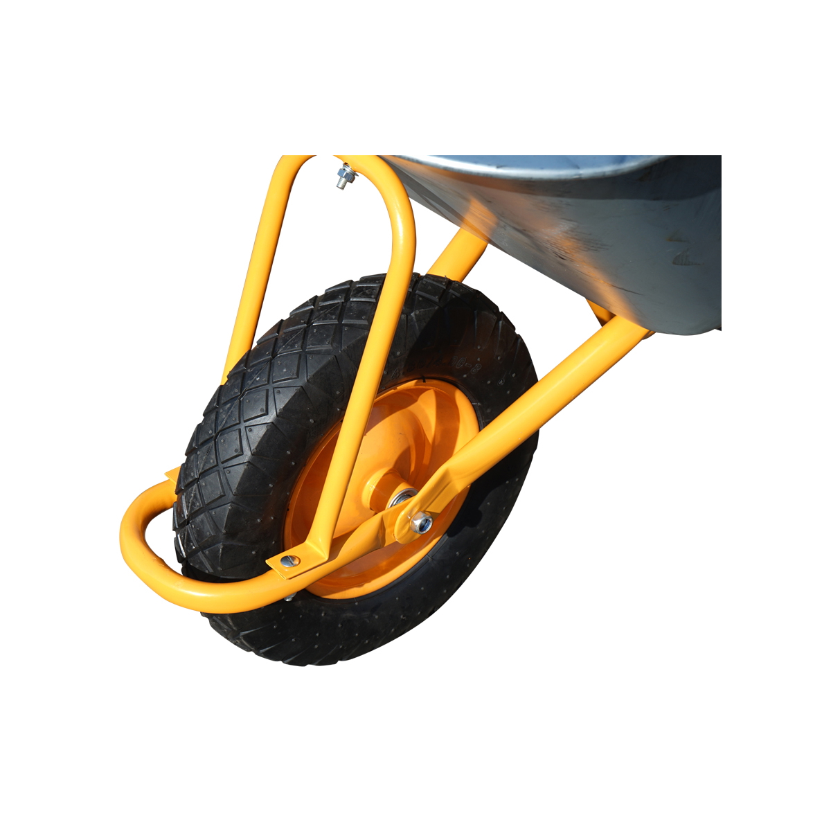 Roaba metalica cu intarituri si roata din metal 85L, 875x595x275 mm, Thor