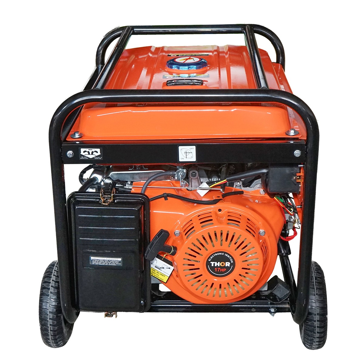 Generator electric pe benzina THOR 220/380V 7.2KW 50Hz, ATS, pornire electrica/sfoara, rezervor 25L, 16A, motor 17CP, 3x220V + 1x380V, 680x520x540mm, 90kg