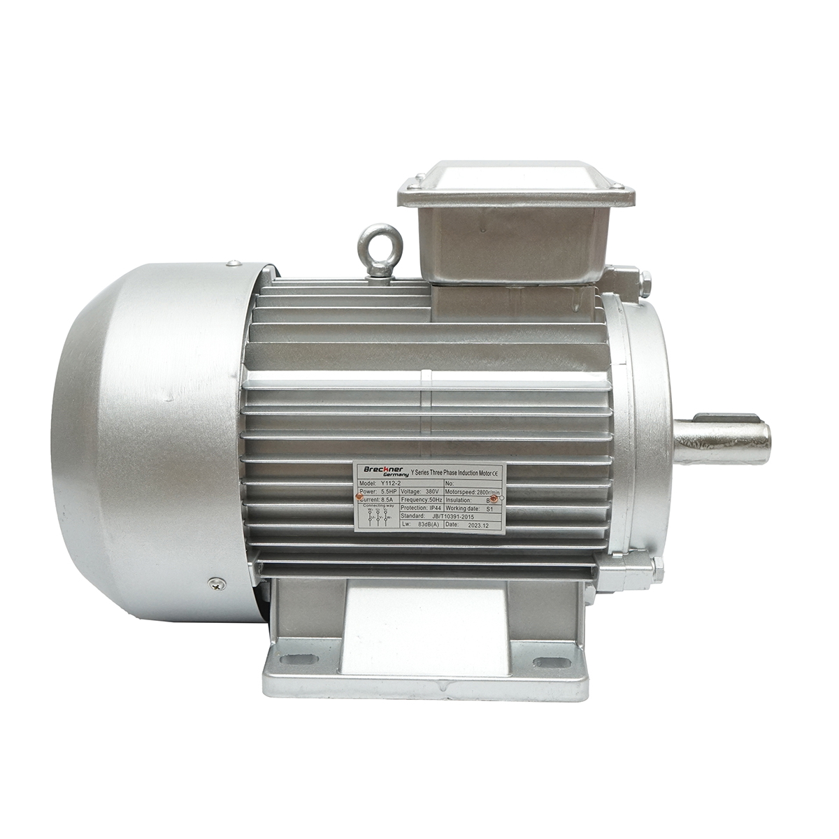 Motor electric trifazat 4KW, 380V cu bobinaj din cupru si carcasa de aluminiu IP44