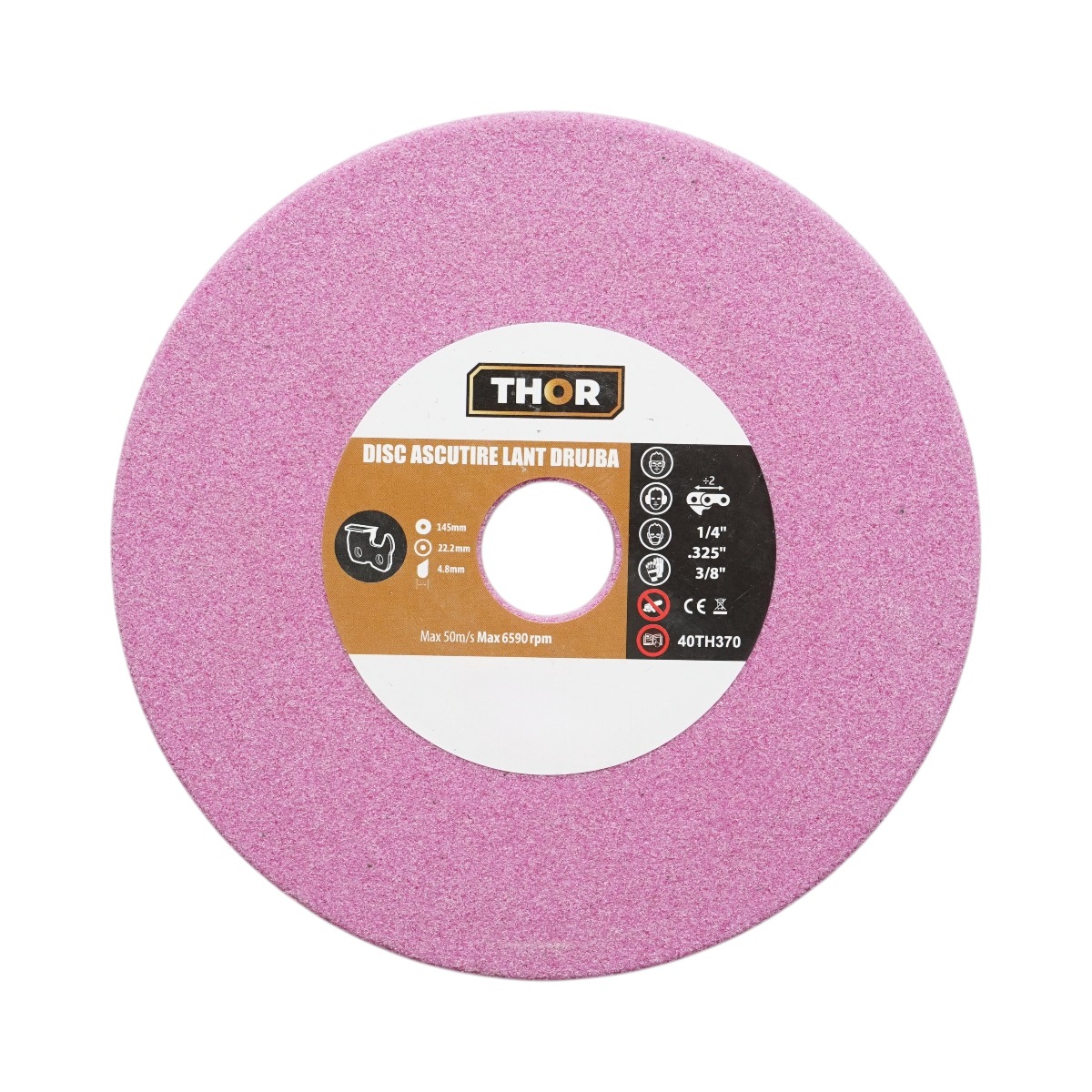 Disc ascutire lant drujba 145x22.2x4.8mm, viteza 6590rpm THOR