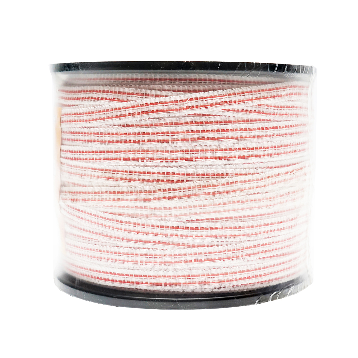 Rola banda rosu-alb 10 mm cu insertie metalica 4x0.16 mm SS, rezistenta 13 Ohm/m, rezistenta la rupere 70 kg, 250 m - gard electric Thor