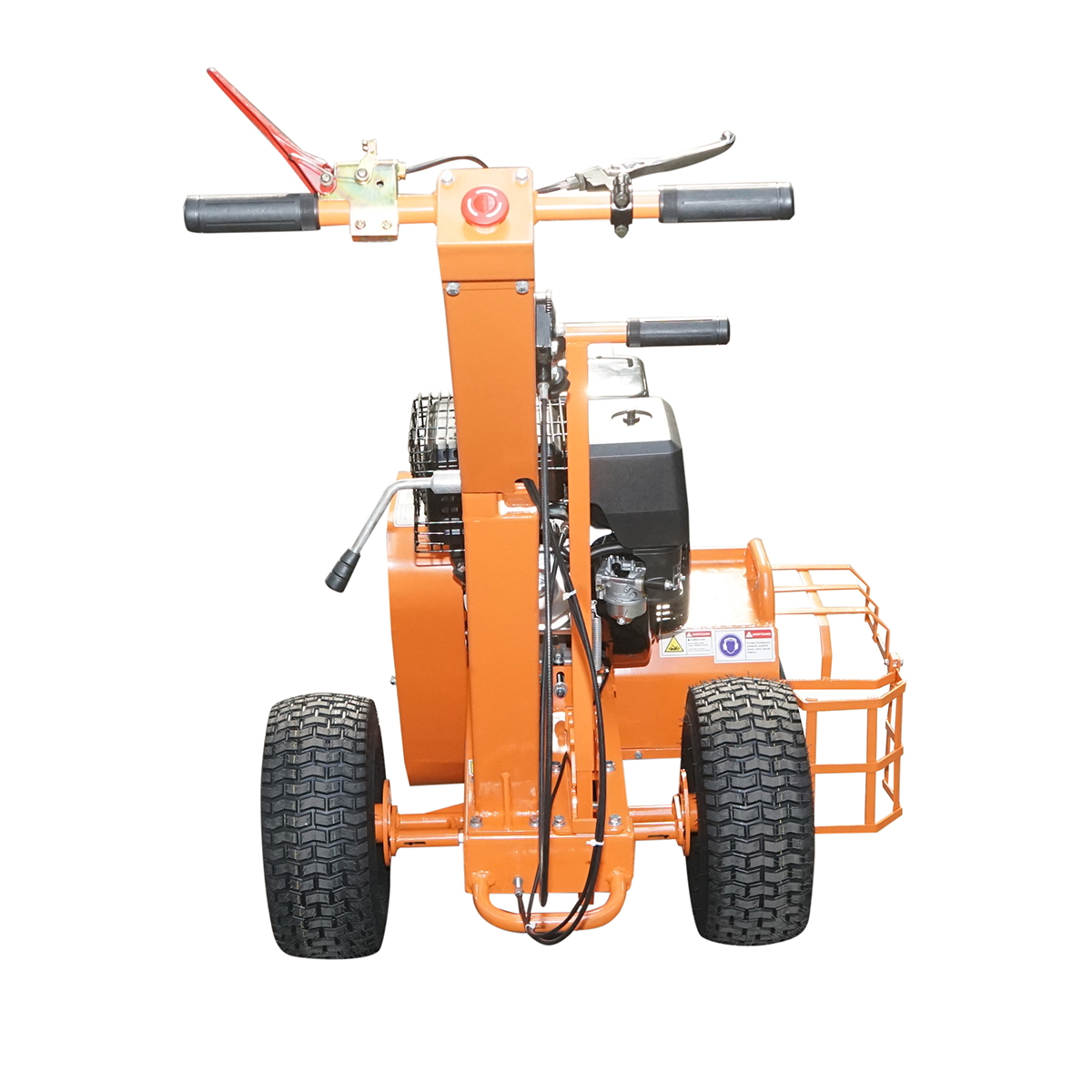 Masina de sapat santuri Thor 15 CP, motor termic 4 timpi 420 cc, latime sant 100 mm, adancime reglabila 200/450/600 mm, 60 m/h, lama 27 dinti, lant 2000 mm, pornire manuala, 198/215 kg