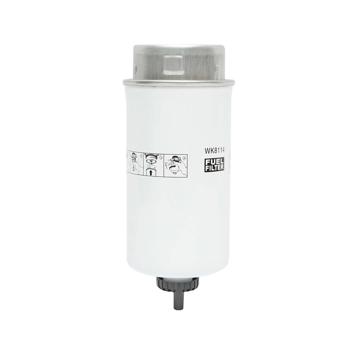 Filtru combustibil Fiat, Case IH, Valtra, Ford Seria 60 8160/8260/8360/8560 P551425 WK8120 XN193 Breckner Germany, dimensiuni 83/69/197 mm