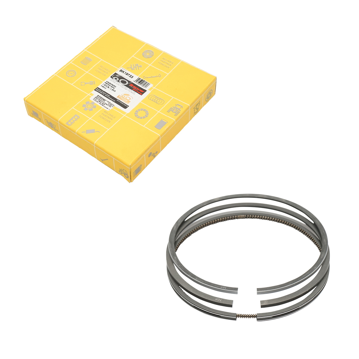 Segmenti piston motor 104-3.00x2.50x4.00mm OEM 153634545, 1902451 pentru Fiat, New Holland, Ford, motor Iveco 8045.25/8045.25K/8065.25/8045.05/8045.06 Breckner Germany