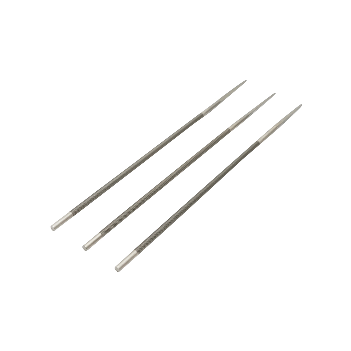 Set 3 Pile Rotunde Ascutit Lant Drujba Breckner Germany, Diametru 4.8 mm, Lungime 200 mm