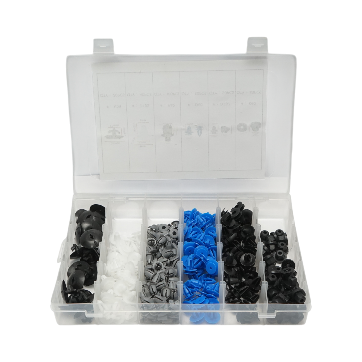 Trusa clipsuri plastic auto Opel, 300 piese