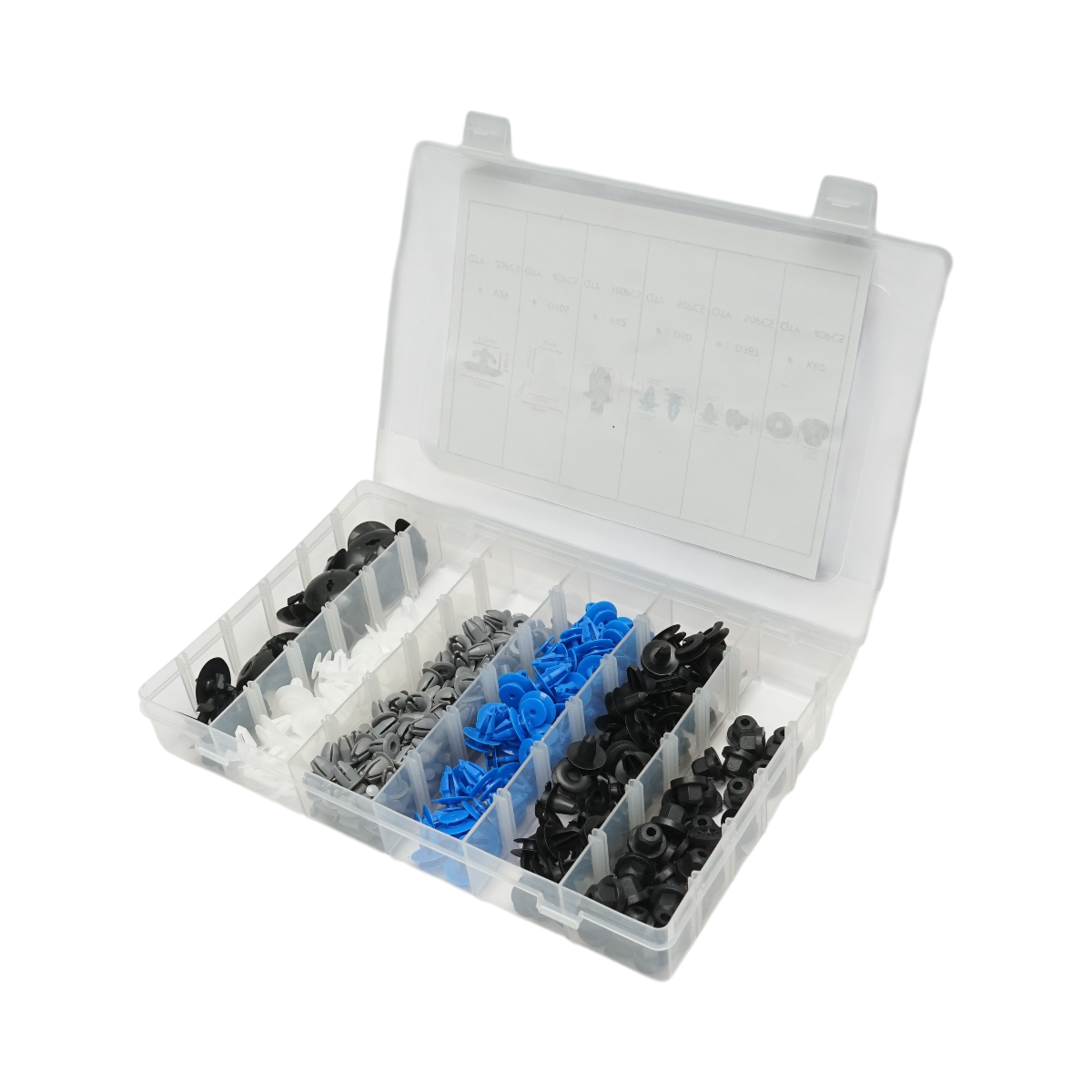 Trusa clipsuri plastic auto Opel, 300 piese