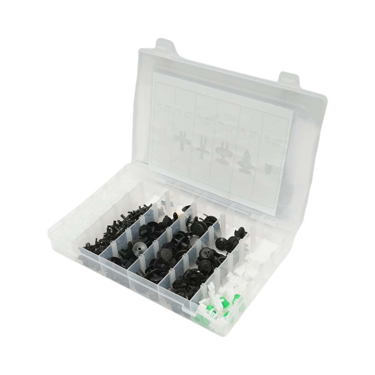 Trusa clipsuri plastic auto BMW, 290 piese