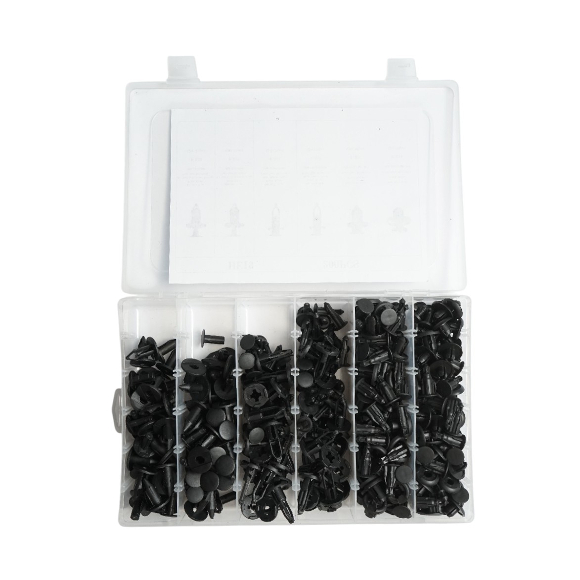 Trusa clipsuri plastic auto universale 200 piese