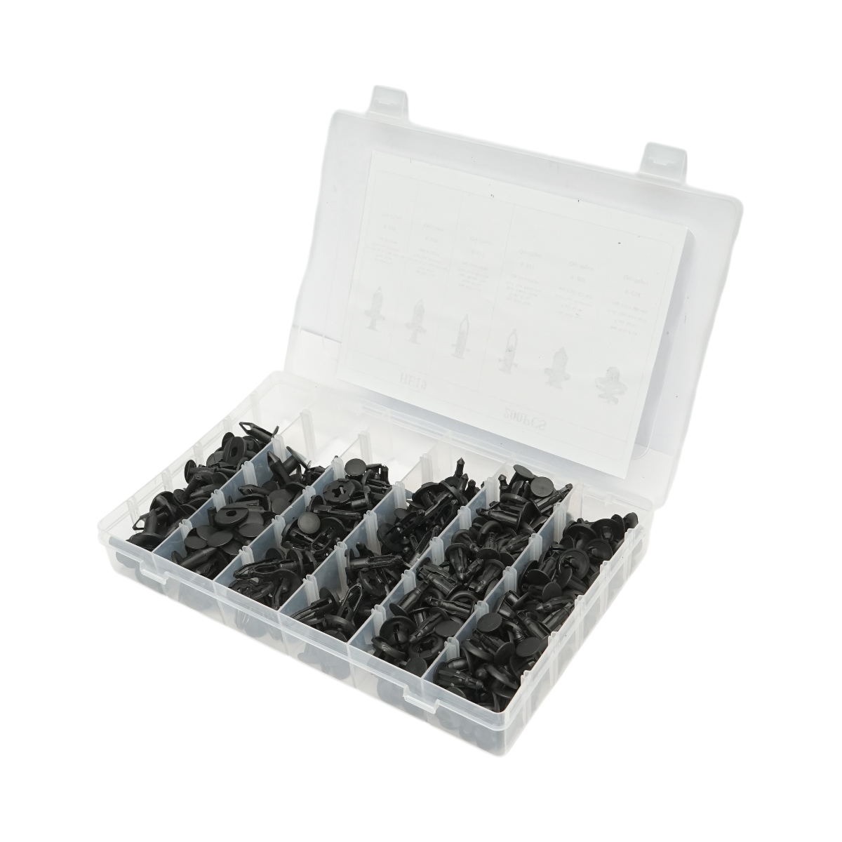 Trusa clipsuri plastic auto universale 200 piese