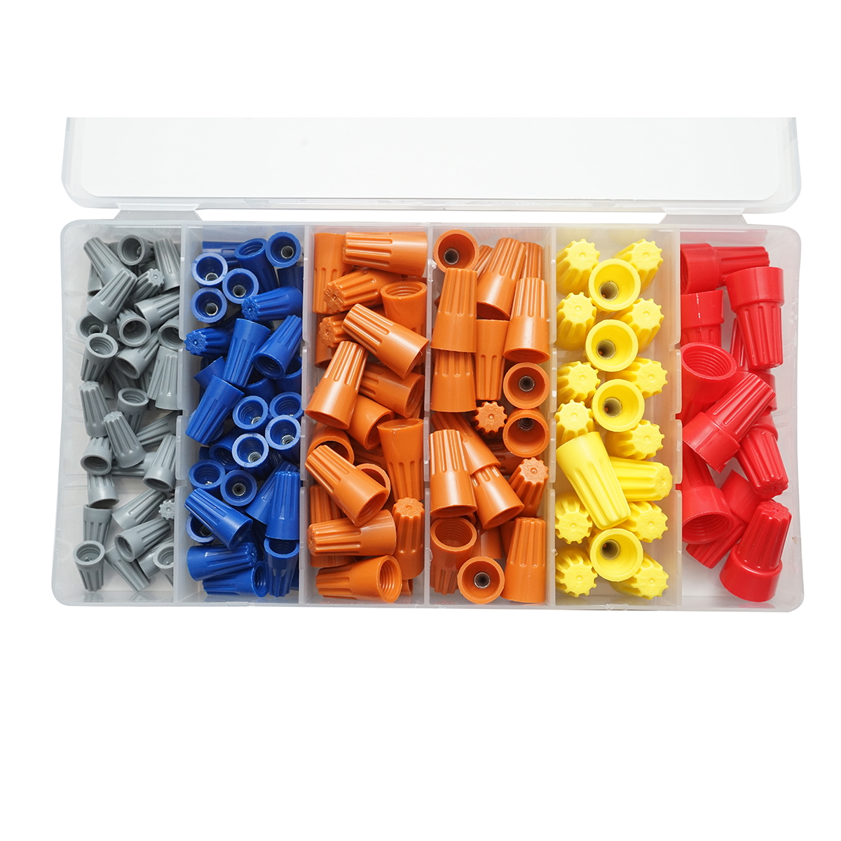 Trusa conectori electrici cu infiletare, terminali rapizi, 158 piese