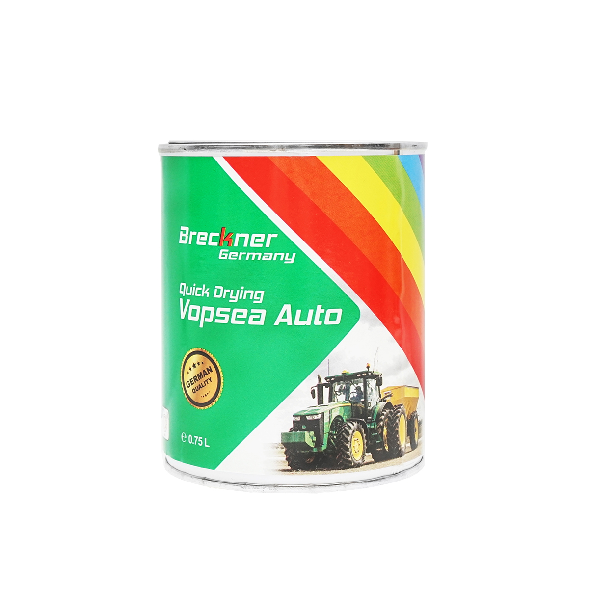 Vopsea auto brun tip Fiat 0,75L Breckner Germany - email alchidic Premium pentru retus auto, metal interior/exterior, uscare 1-3 h la atingere, 8 h in profunzime, aplicare pensula/rola/pistol