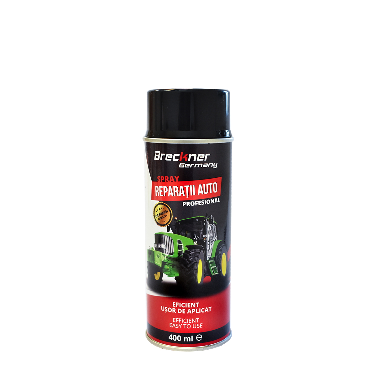 Spray vopsea verde pentru reparatii auto tip Amazone, Vopsea alchidica pentru suprafete metalice, Breckner Germany