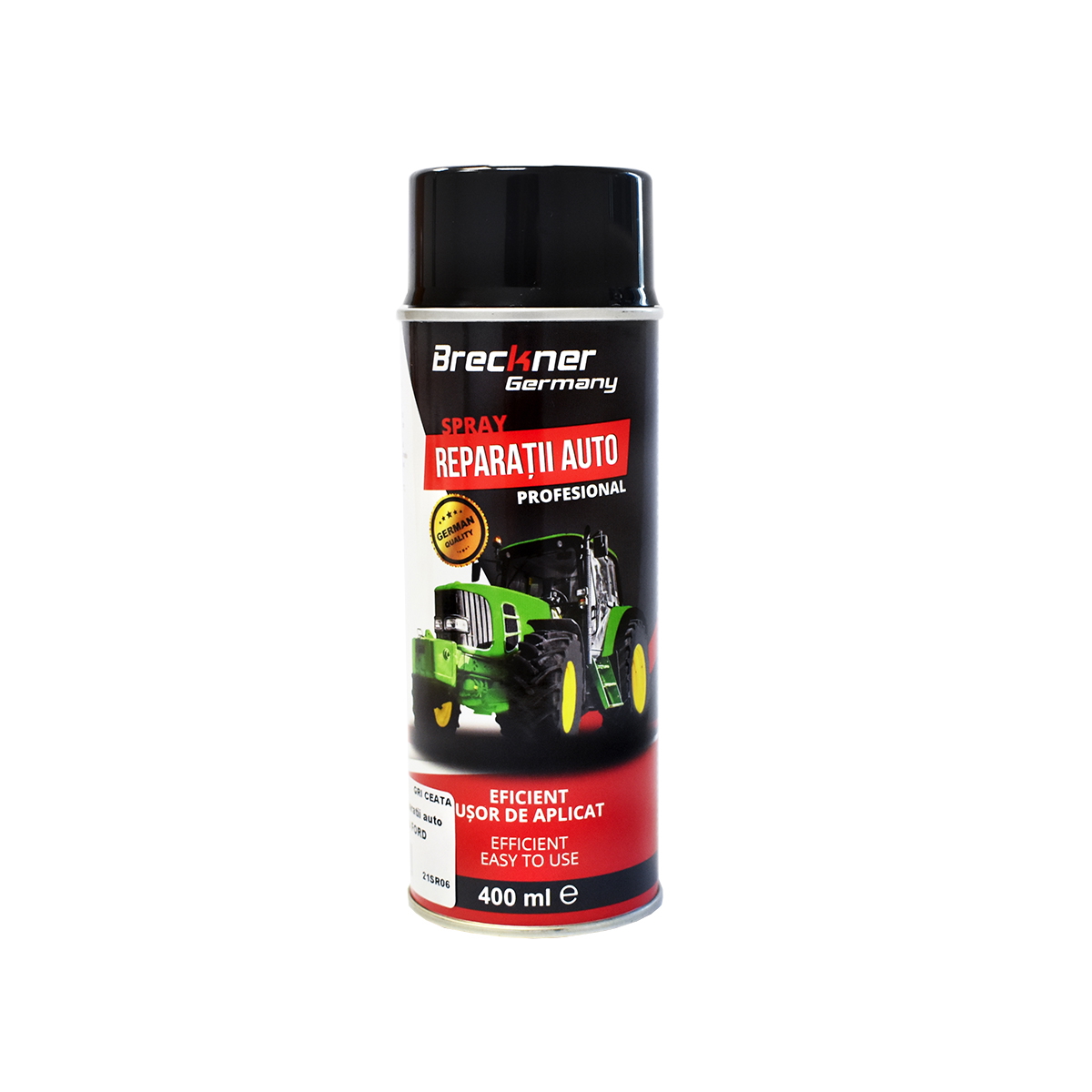 Spray vopsea verde pentru reparatii auto tip Amazone, vopsea alchidica pentru suprafete metalice, Breckner Germany