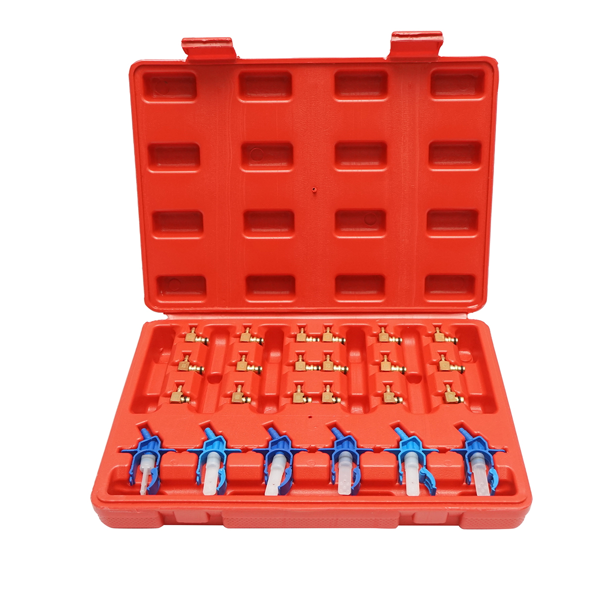 Trusa testare si curatare injectoare benzina 24 piese Breckner Germany