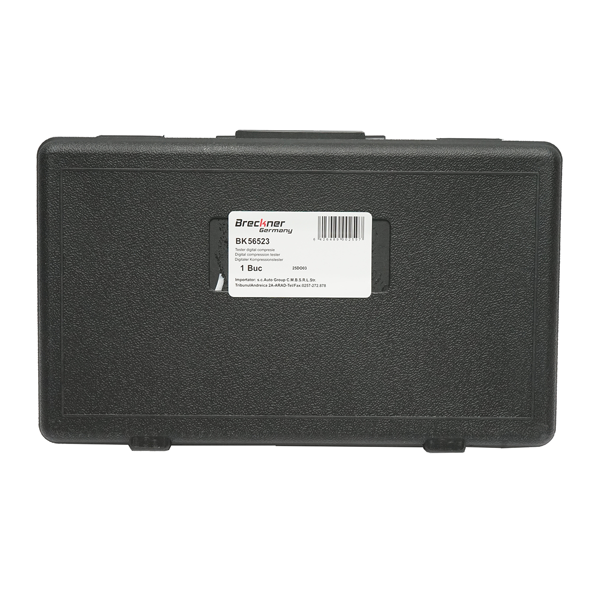 Trusa tester presiune digital motoare diesel Breckner Germany 0-20,7 bar (0-300 PSI), manometru cu afisaj LCD, adaptoare pentru sisteme alimentare diesel joasa presiune