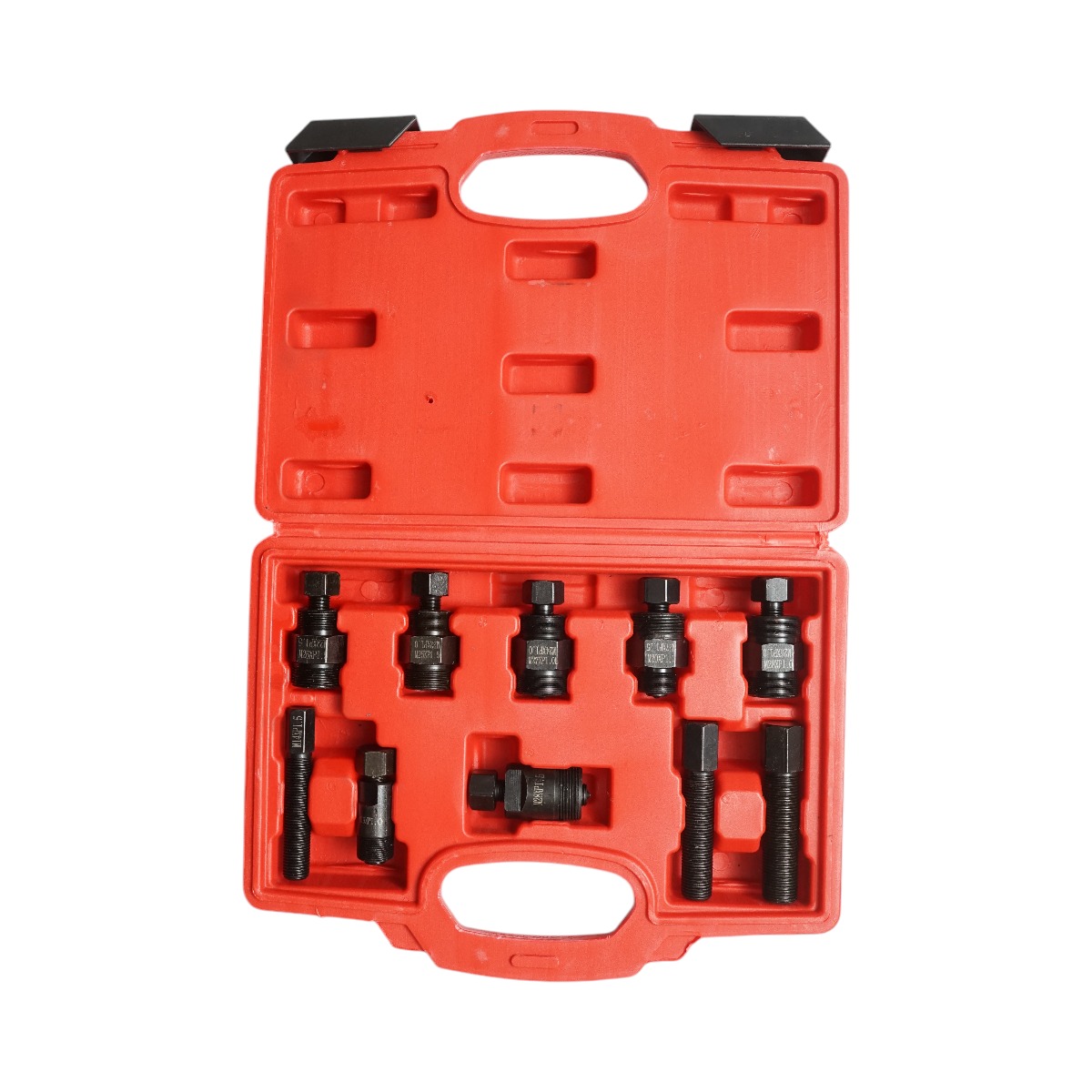 Trusa demontare volanta auto-moto 10 piese Breckner Germany, extractoare M14xP1.5, M19xP1.0, M20xP1.0, M22xP1.0/M22xP1.5, M24xP1.0, M25xP1.5, M26xP1.0/M26xP1.5, M27xP1.25/M27xP1.0, M28xP1.0/M28xP1.5