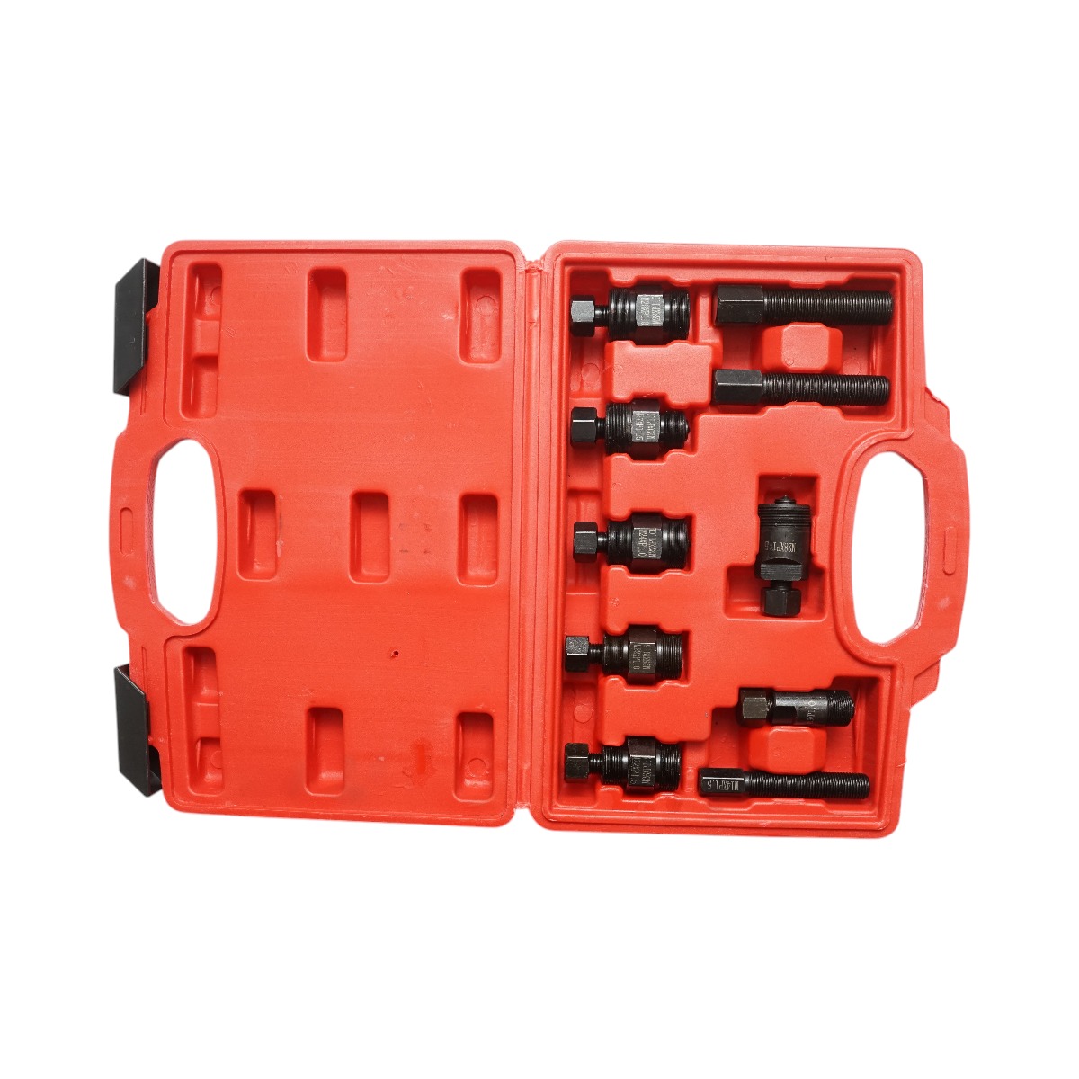 Trusa demontare volanta auto-moto 10 piese Breckner Germany, extractoare M14xP1.5, M19xP1.0, M20xP1.0, M22xP1.0/M22xP1.5, M24xP1.0, M25xP1.5, M26xP1.0/M26xP1.5, M27xP1.25/M27xP1.0, M28xP1.0/M28xP1.5