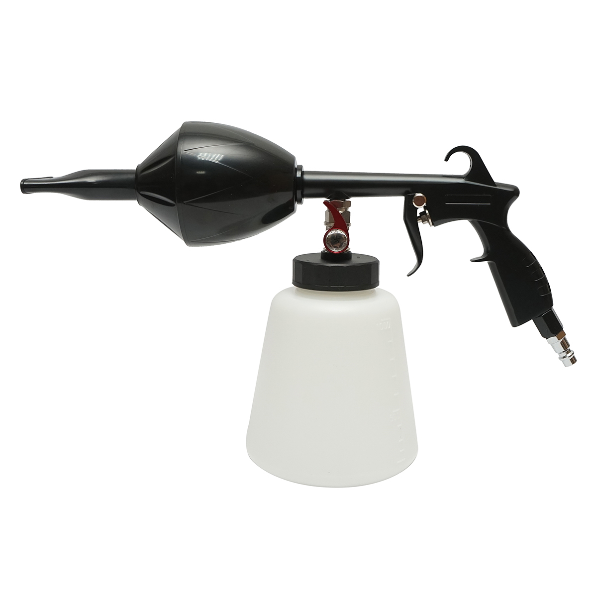 Pistol spuma activa pneumatic Breckner Germany, rezervor 1L plastic, presiune 6-9 bar, racord aer 1/4, compatibil compresoare, pentru spalatorii auto detailing garaje