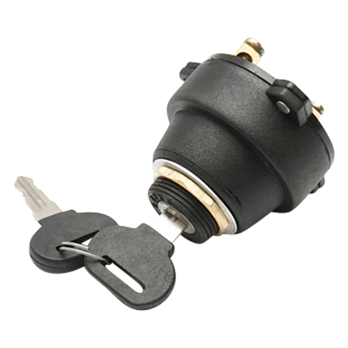 Contact pornire cu chei FI 26 mm (diametru filet) pentru John Deere, Deutz-Fahr, Case IH - compatibil 1040, 1140, 1640, 2040, 2140, 3040, 3140, 3640, 940, 1550, 1750, 1850, 1950, 2650, 2850, 3050, 3350, 3650; Case 323-1246; Deutz-Fahr 4007-6007,